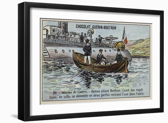 Folding Berthon Boat--Framed Giclee Print