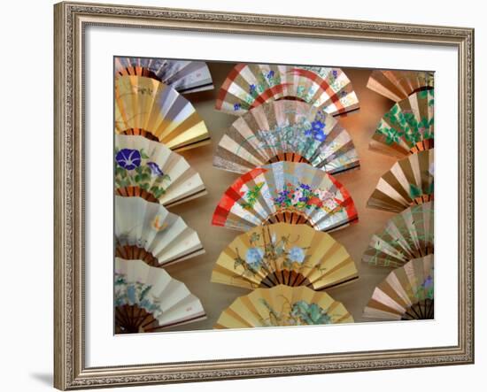 Folding Fan, Kyoto, Japan-Shin Terada-Framed Photographic Print