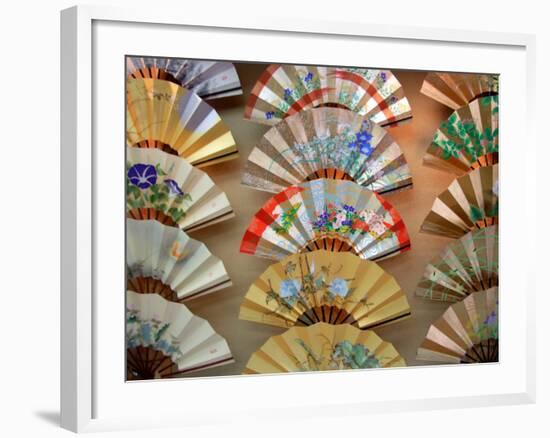 Folding Fan, Kyoto, Japan-Shin Terada-Framed Photographic Print