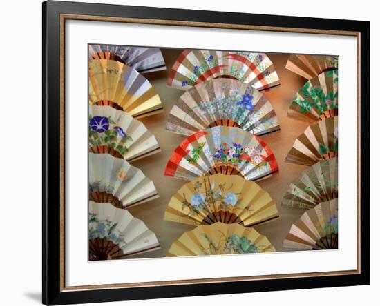 Folding Fan, Kyoto, Japan-Shin Terada-Framed Photographic Print