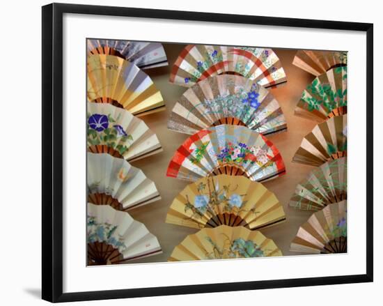 Folding Fan, Kyoto, Japan-Shin Terada-Framed Photographic Print