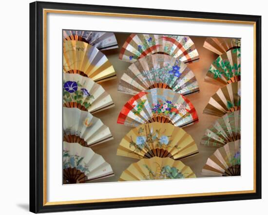 Folding Fan, Kyoto, Japan-Shin Terada-Framed Photographic Print