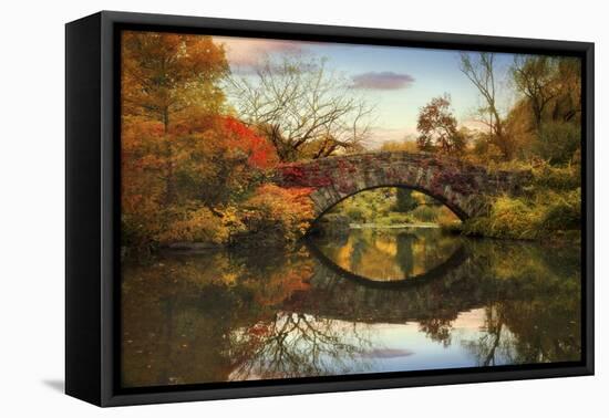 Foliage at Gapstow Bridge-Jessica Jenney-Framed Premier Image Canvas