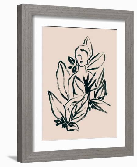 Foliage Figure I-June Vess-Framed Art Print