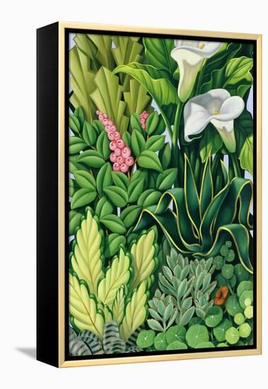 Foliage I, 2003-Catherine Abel-Framed Premier Image Canvas