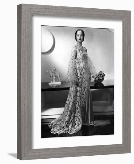 Folies Bergere De Paris (Folies Bergere), Merle Oberon, 1935 De Roydelruth-null-Framed Photo