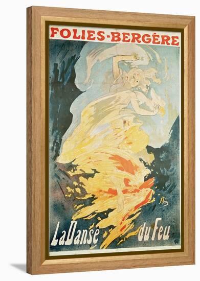 Folies Bergere: La Danse Du Feu, France 1897-Jules Chéret-Framed Premier Image Canvas