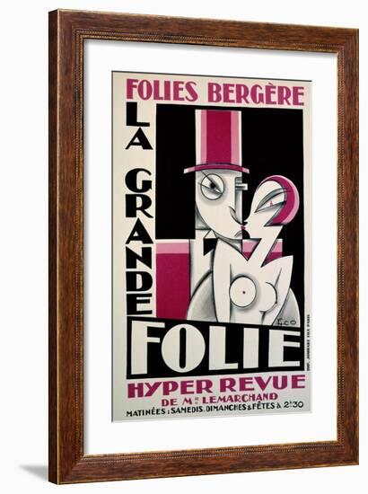 Folies-Bergere, La Grande Folie-Pico-Framed Art Print