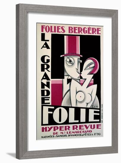 Folies-Bergere, La Grande Folie-Pico-Framed Art Print