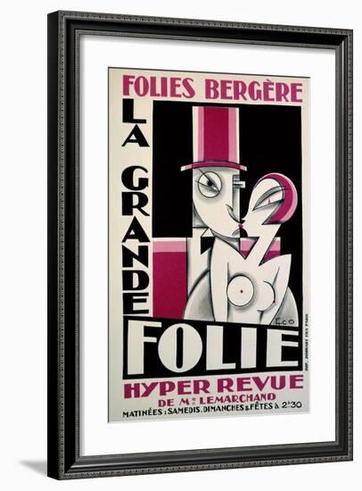 Folies-Bergere, La Grande Folie-Pico-Framed Art Print