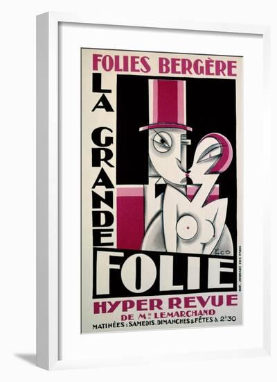 Folies-Bergere, La Grande Folie-Pico-Framed Art Print