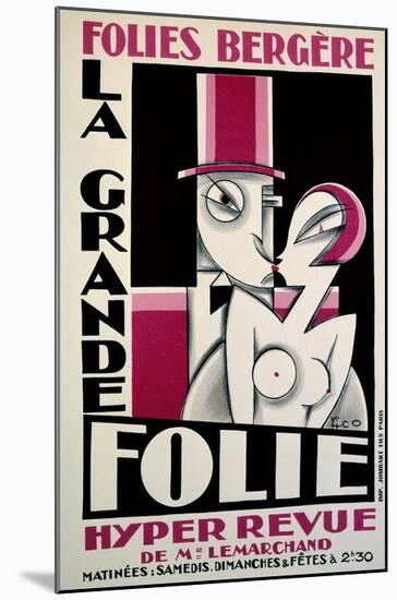 Folies-Bergere, La Grande Folie-Pico-Mounted Art Print