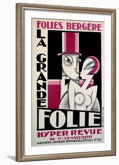 Folies-Bergere, La Grande Folie-Pico-Framed Art Print