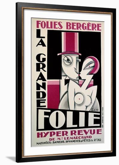 Folies-Bergere, La Grande Folie-Pico-Framed Art Print