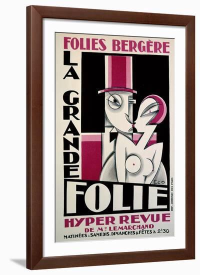 Folies-Bergere, La Grande Folie-Pico-Framed Art Print