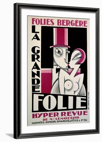 Folies-Bergere, La Grande Folie-Pico-Framed Art Print