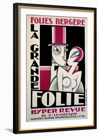 Folies-Bergere, La Grande Folie-Pico-Framed Art Print