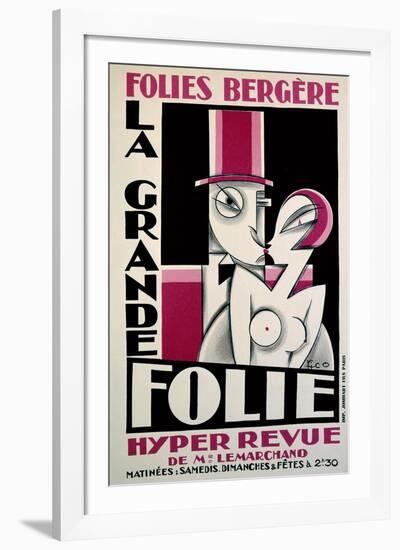 Folies-Bergere, La Grande Folie-Pico-Framed Art Print