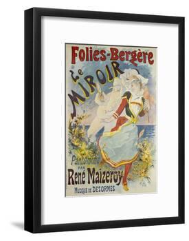 Folies Bergere, Le Miroir-Jules Chéret-Framed Giclee Print
