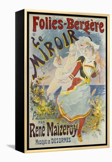 Folies Bergere, Le Miroir-Jules Chéret-Framed Premier Image Canvas