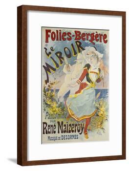 Folies Bergere, Le Miroir-Jules Chéret-Framed Giclee Print