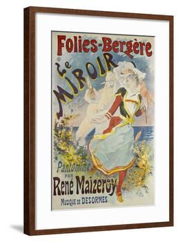 Folies Bergere, Le Miroir-Jules Chéret-Framed Giclee Print