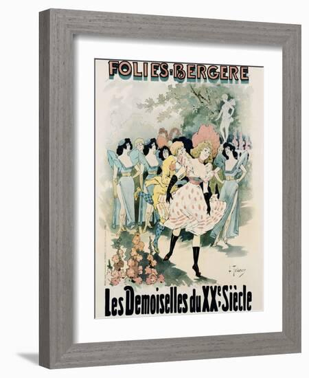 Folies-Bergere: Les Demoiselles Du Vingtieme Siecle Poster-A. Trinquier-Trianon-Framed Photographic Print