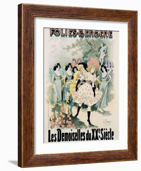 Folies-Bergere: Les Demoiselles Du Vingtieme Siecle Poster-A. Trinquier-Trianon-Framed Photographic Print