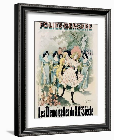 Folies-Bergere: Les Demoiselles Du Vingtieme Siecle Poster-A. Trinquier-Trianon-Framed Photographic Print