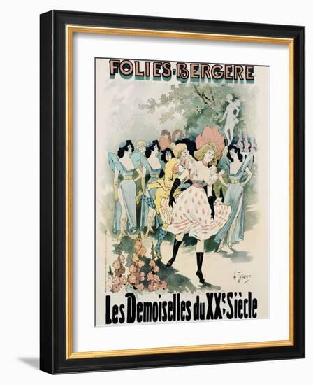 Folies-Bergere: Les Demoiselles Du Vingtieme Siecle Poster-A. Trinquier-Trianon-Framed Photographic Print