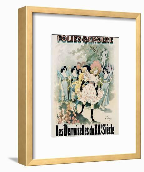 Folies-Bergere: Les Demoiselles Du Vingtieme Siecle Poster-A. Trinquier-Trianon-Framed Photographic Print