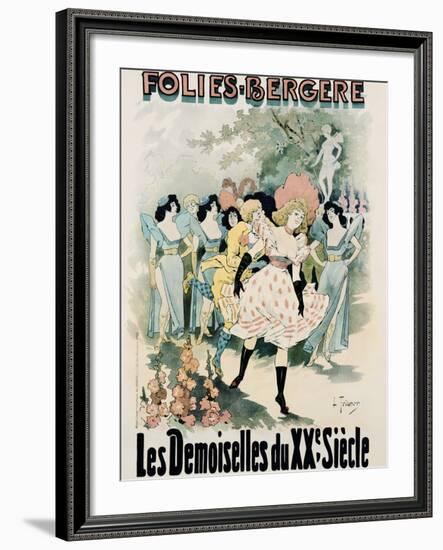 Folies-Bergere: Les Demoiselles Du Vingtieme Siecle Poster-A. Trinquier-Trianon-Framed Photographic Print