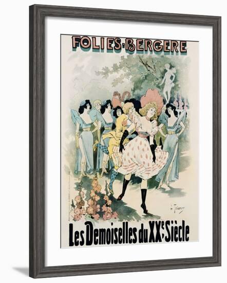 Folies-Bergere: Les Demoiselles Du Vingtieme Siecle Poster-A. Trinquier-Trianon-Framed Photographic Print