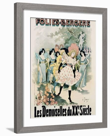 Folies-Bergere: Les Demoiselles Du Vingtieme Siecle Poster-A. Trinquier-Trianon-Framed Photographic Print