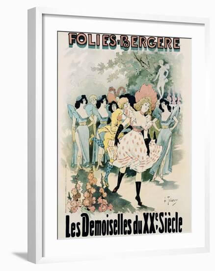 Folies-Bergere: Les Demoiselles Du Vingtieme Siecle Poster-A. Trinquier-Trianon-Framed Photographic Print