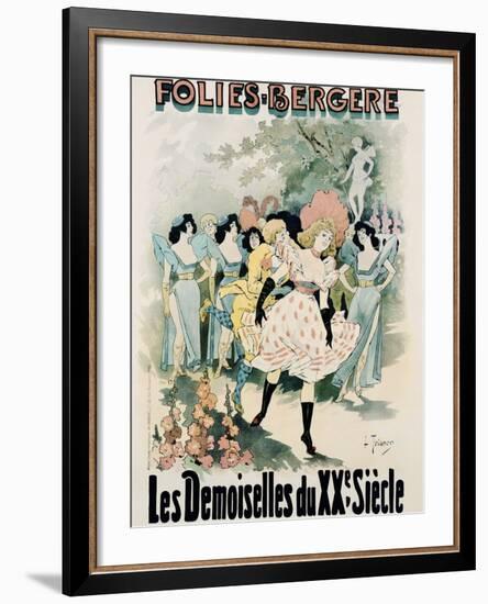 Folies-Bergere: Les Demoiselles Du Vingtieme Siecle Poster-A. Trinquier-Trianon-Framed Photographic Print