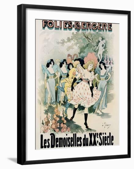 Folies-Bergere: Les Demoiselles Du Vingtieme Siecle Poster-A. Trinquier-Trianon-Framed Photographic Print