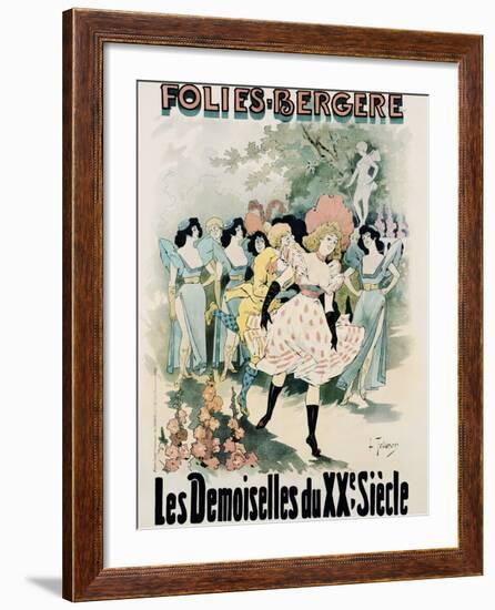 Folies-Bergere: Les Demoiselles Du Vingtieme Siecle Poster-A. Trinquier-Trianon-Framed Photographic Print