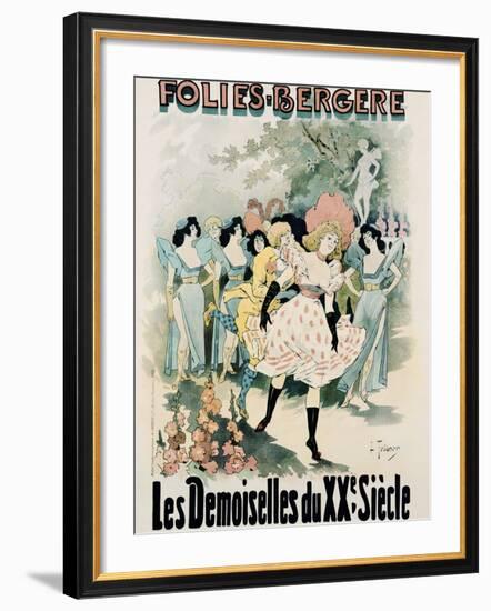 Folies-Bergere: Les Demoiselles Du Vingtieme Siecle Poster-A. Trinquier-Trianon-Framed Photographic Print