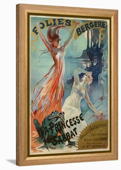 Folies Bergere Pal-Vintage Apple Collection-Framed Premier Image Canvas