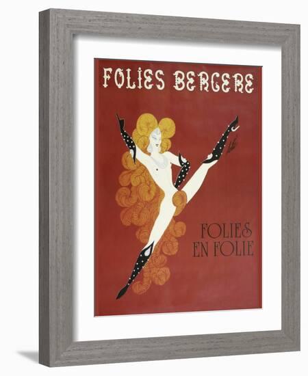 Folies Bergere Risque-null-Framed Giclee Print
