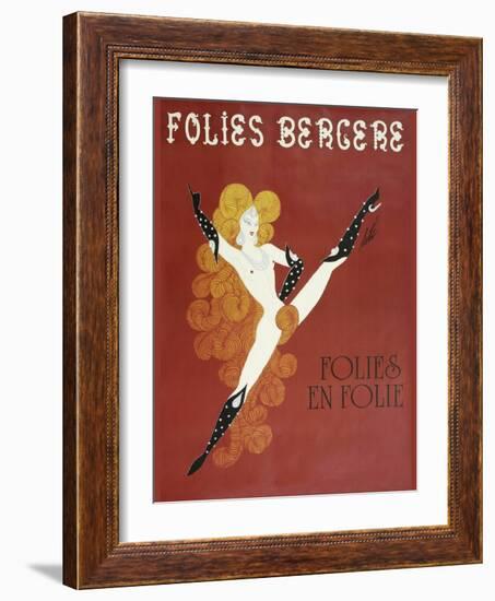 Folies Bergere Risque-null-Framed Giclee Print