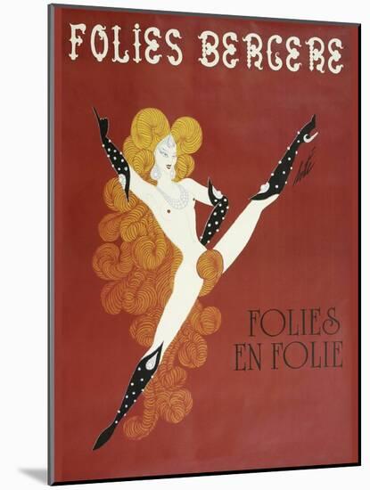 Folies Bergere Risque-null-Mounted Giclee Print