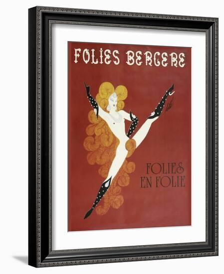 Folies Bergere Risque-null-Framed Giclee Print