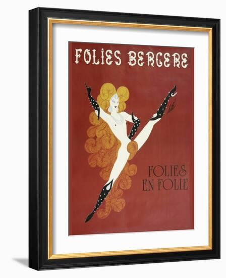 Folies Bergere Risque-null-Framed Giclee Print