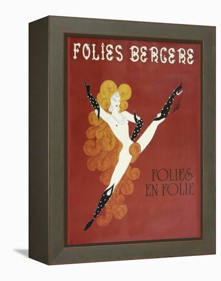 Folies Bergere Risque-null-Framed Premier Image Canvas