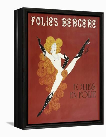 Folies Bergere Risque-null-Framed Premier Image Canvas