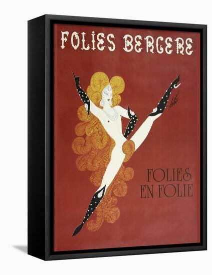 Folies Bergere Risque-null-Framed Premier Image Canvas