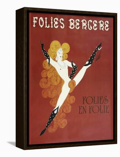 Folies Bergere Risque-null-Framed Premier Image Canvas