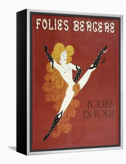 Folies Bergere Risque-null-Framed Premier Image Canvas